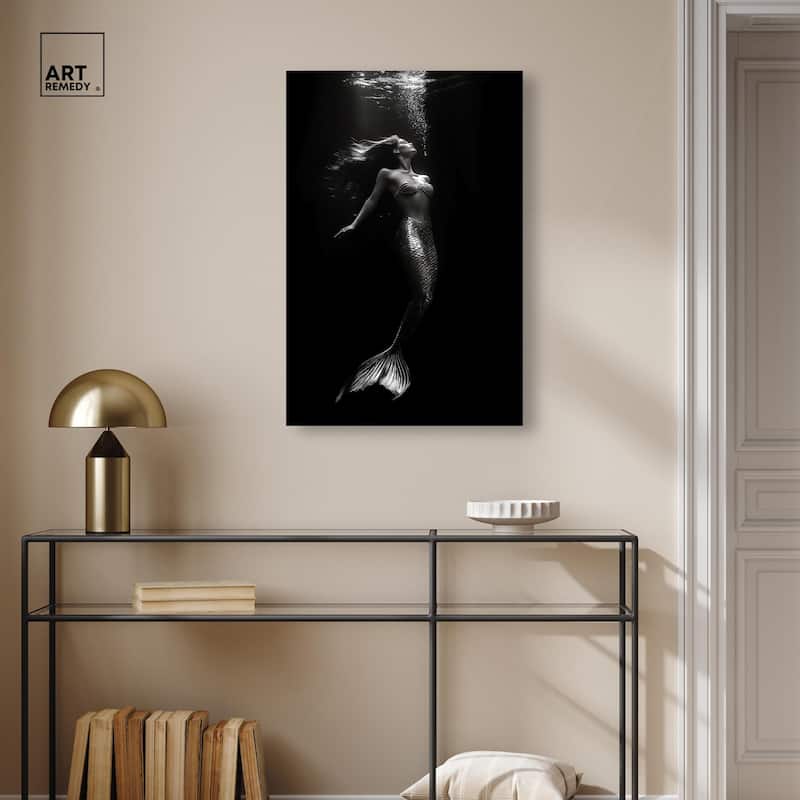 Mermaid Deep Canvas by Art Remedy, Gallery Wrapped