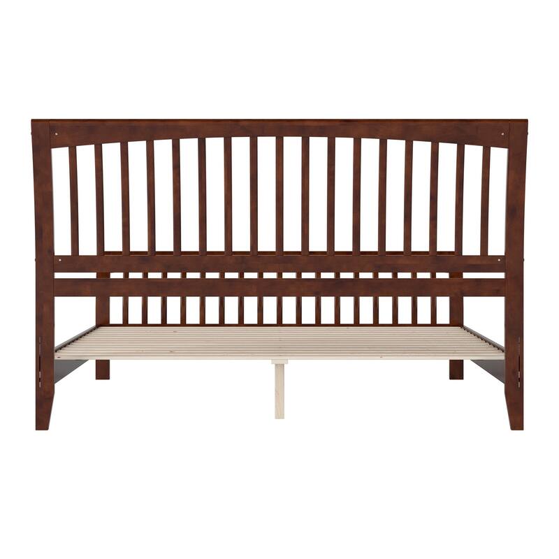 AFI Orleans Solid Wood Low Profile Platform Bed with Matching Footboard