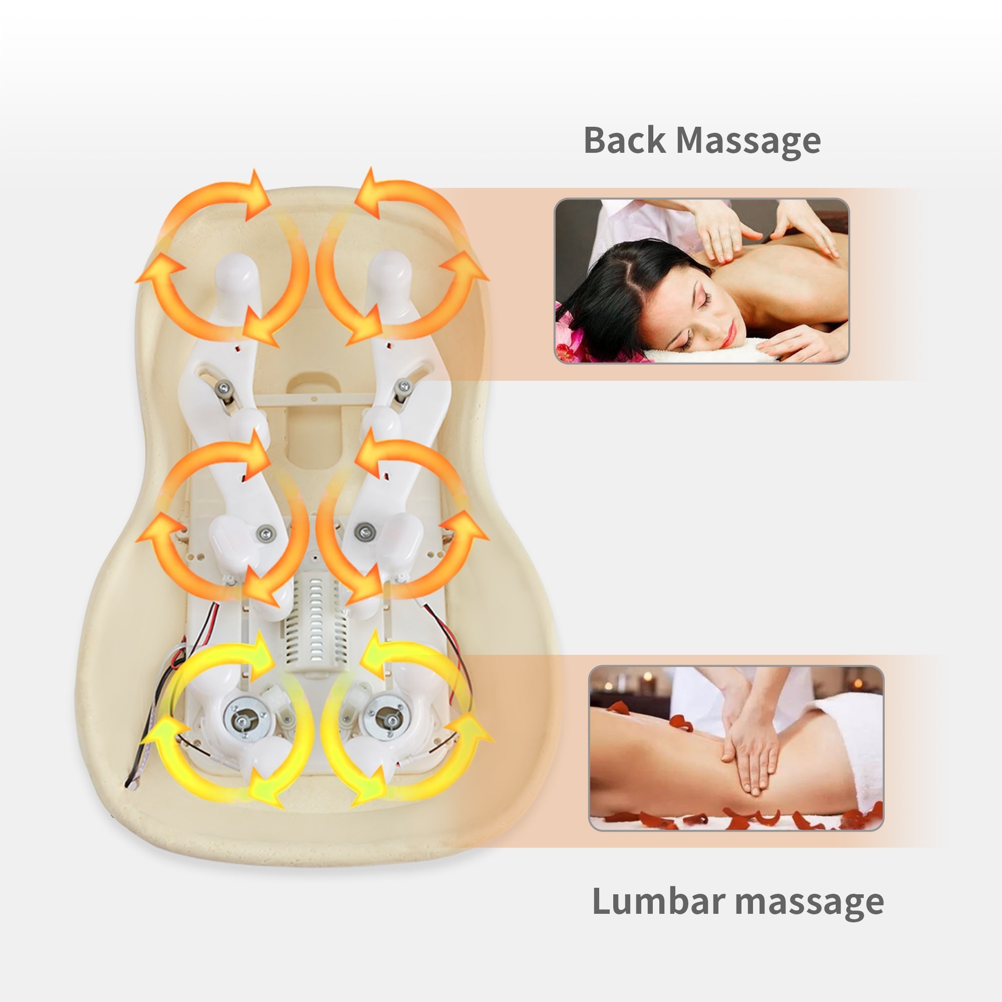 12 massage nodes car cushion full set Thai massage pad On Sale