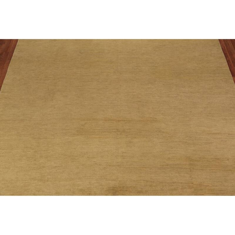 Gabbeh Oriental Area Rug Hand-Knotted Tribal Wool Carpet - 7'11" x 9'9"