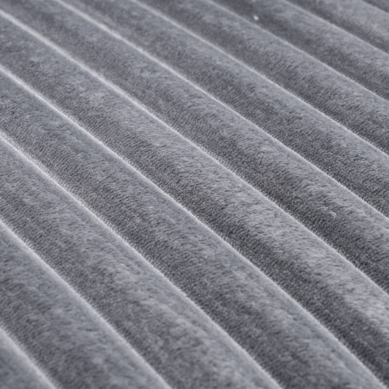 Anmytek 105 Inch Comfortable L-Shaped Modular Sofa - Plush Upholstery All-Foam No Springs Vacuum-Packed