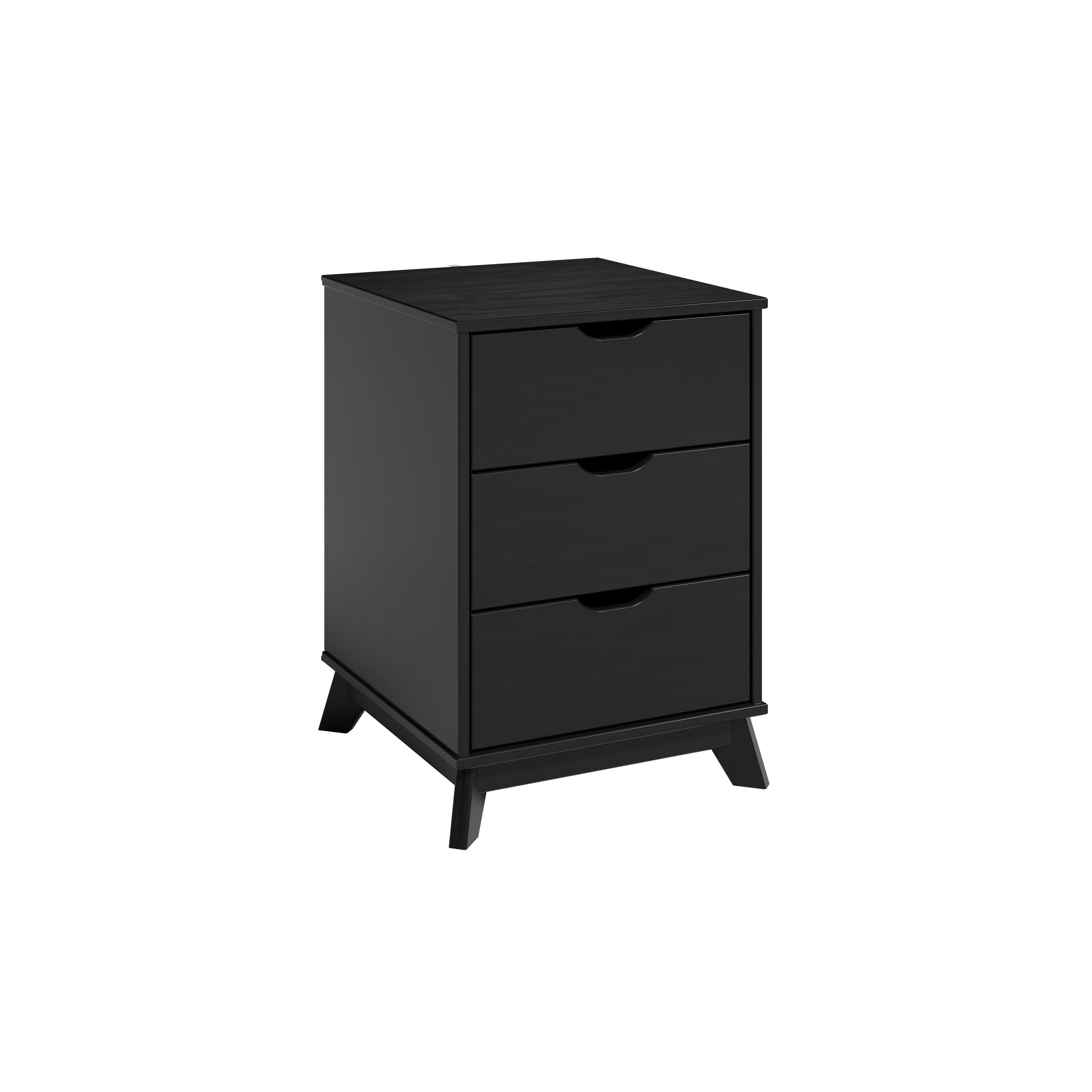 Linon Purcell Wood 3 Drawer Nightstand - On Sale - Overstock