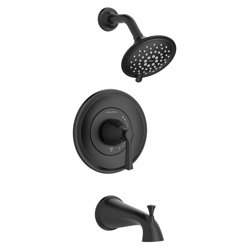 American Standard Estate Tub and Shower Trim Package with 1.75 GPM - Matte Black