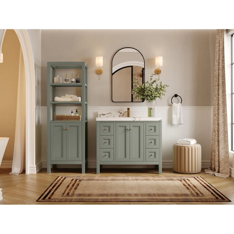 Willow Collections 42 in. W x 22 in. D Nashville Single Sink Bathroom Vanity with Countertop