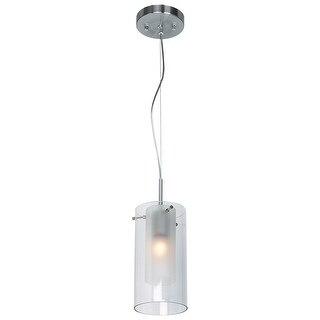 Access Lighting Proteus 1-light Brushed Steel Pendant