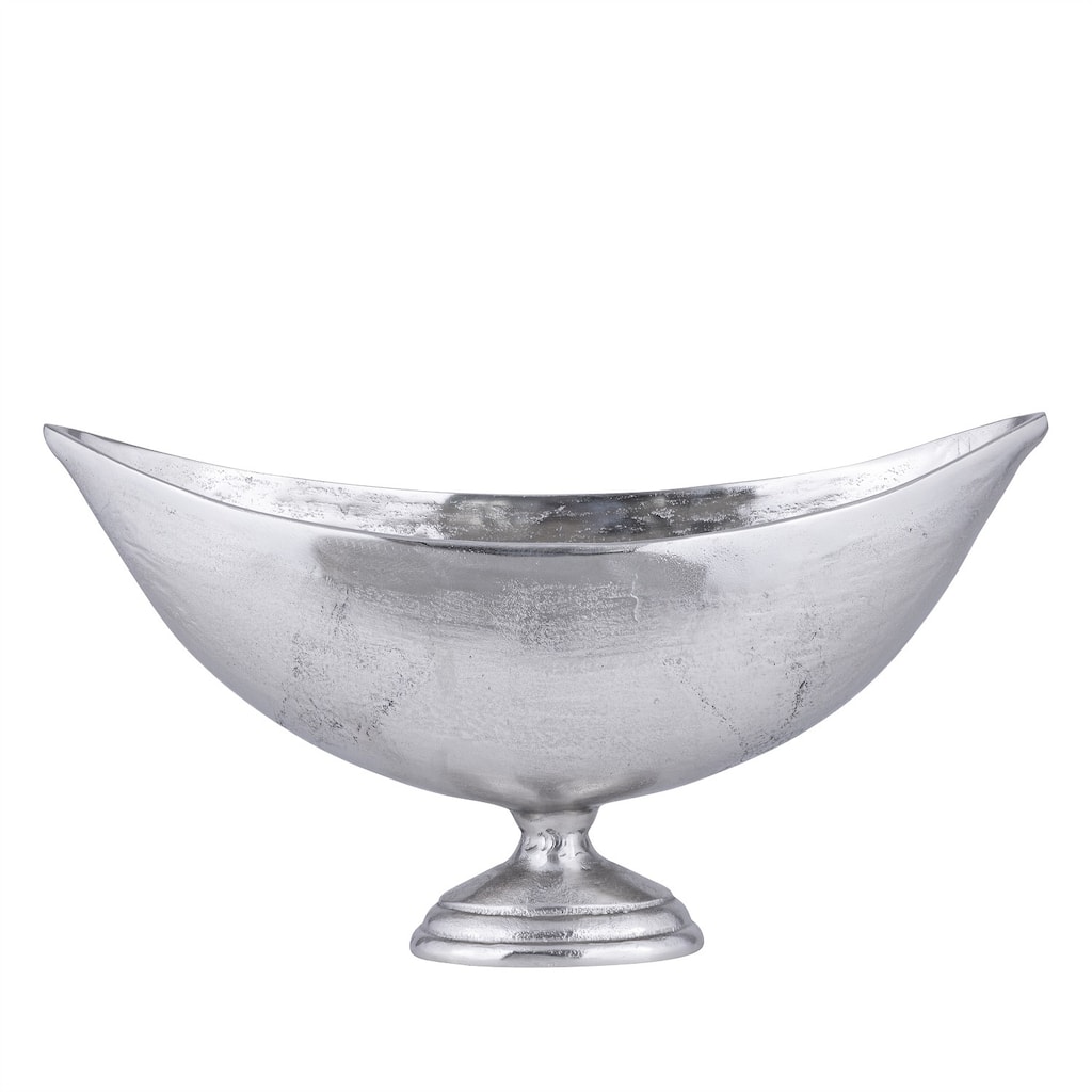 Raw Alum. Elipse Planter/Wine Cooler - RAW NICKEL