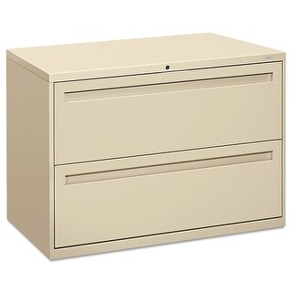 Brigade 700 Series Lateral File 2 Legal/Letter-Size File Drawers Putty ...