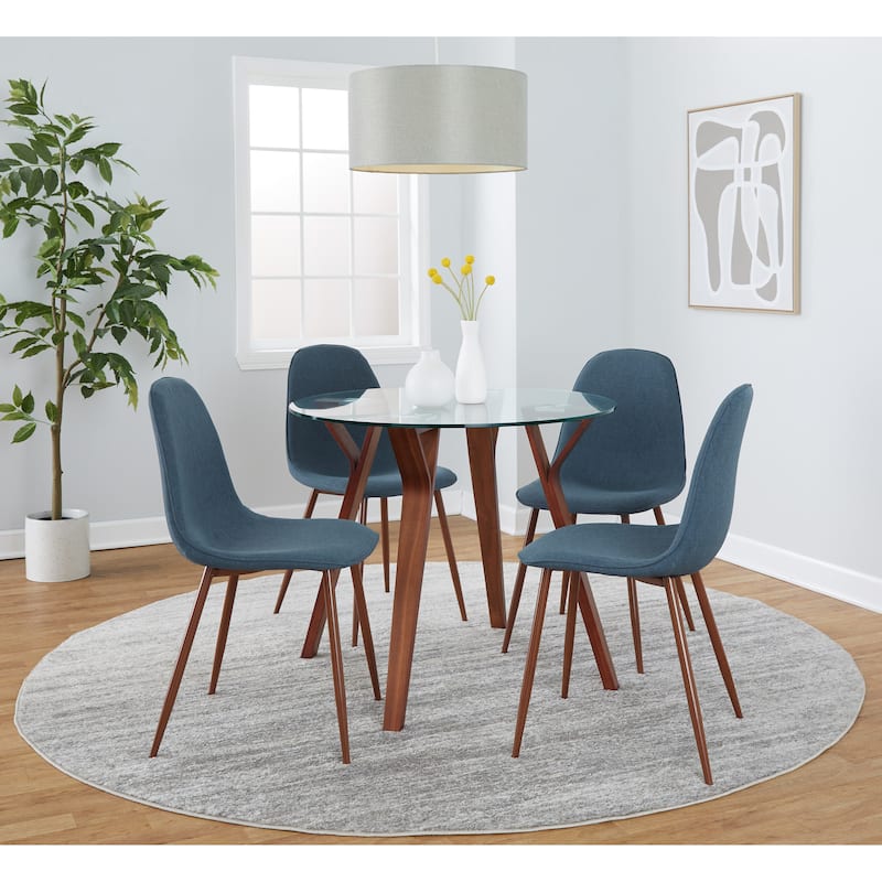 Carson Carrington Sala Stone 5-Piece Round Dining Set