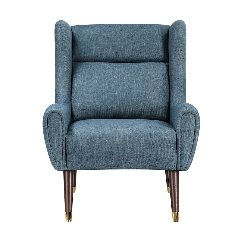 Edmund Textured Fabric Accent Chair
