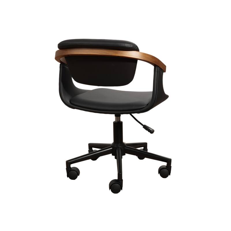 Art Leon Swivel and Height Adjustable Home Office Desk Chair with Rolling