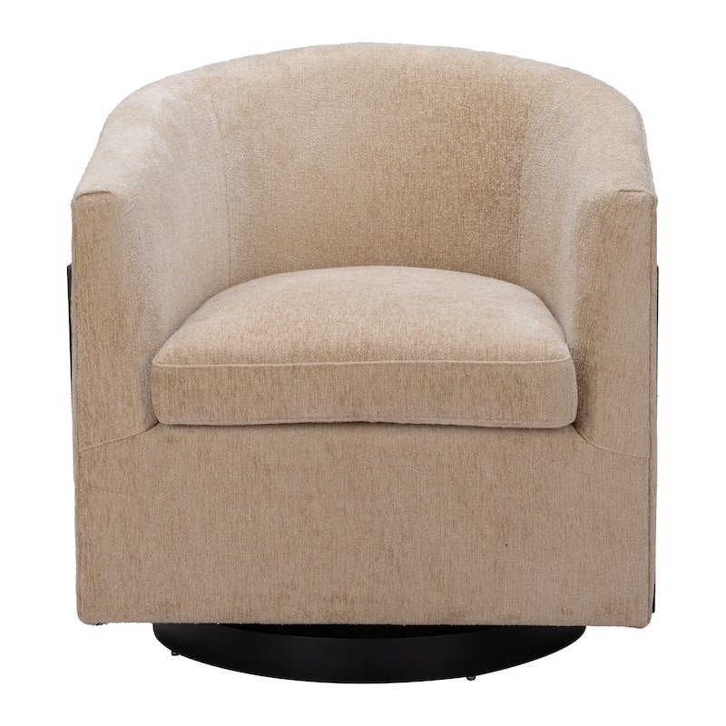 Hanko Swivel Chair Golden Beige