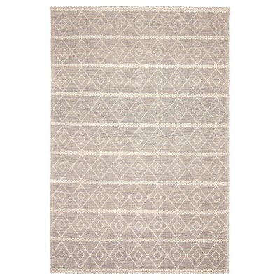 ECARPETGALLERY Braid weave Sienna Taupe Wool Rug - 6'0 x 9'1
