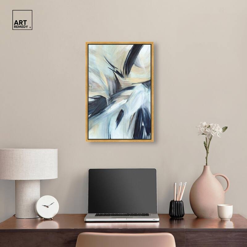 Layered Shadows Canvas by Art Remedy