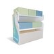 preview thumbnail 11 of 12, Fortune Candy House-Shaped Kids Storage Cabinet with Fabric Bins, Multi-Compartment Toy & Book Organizer, Vertical Design