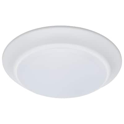 7 in. LED Disk Light 5-CCT Selectable 27K/3K/35K/4K/5K White Finish