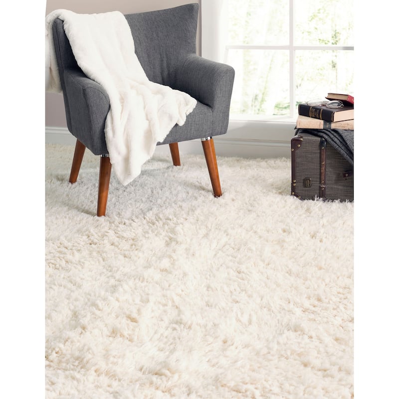 Pasargad Home Paris Shag Hand-woven Shaggy Area Rug