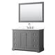 Option Dark Gray, Chrome Trim, Giotto Quartz Top