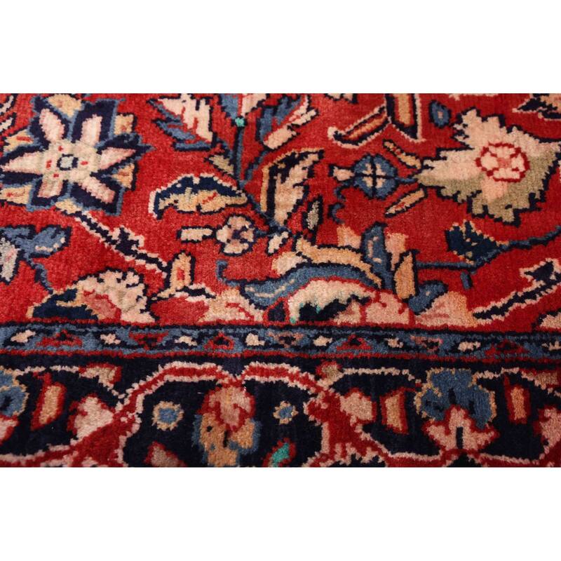 ECARPETGALLERY Hand-knotted Andelz Red Wool Rug - 3'3 x 9'9