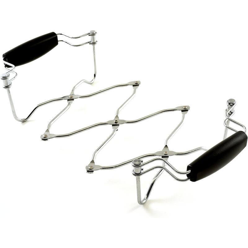 412 Adjustable Expanding Metal Trivet & Hot Plate Holder, Chrome Steel