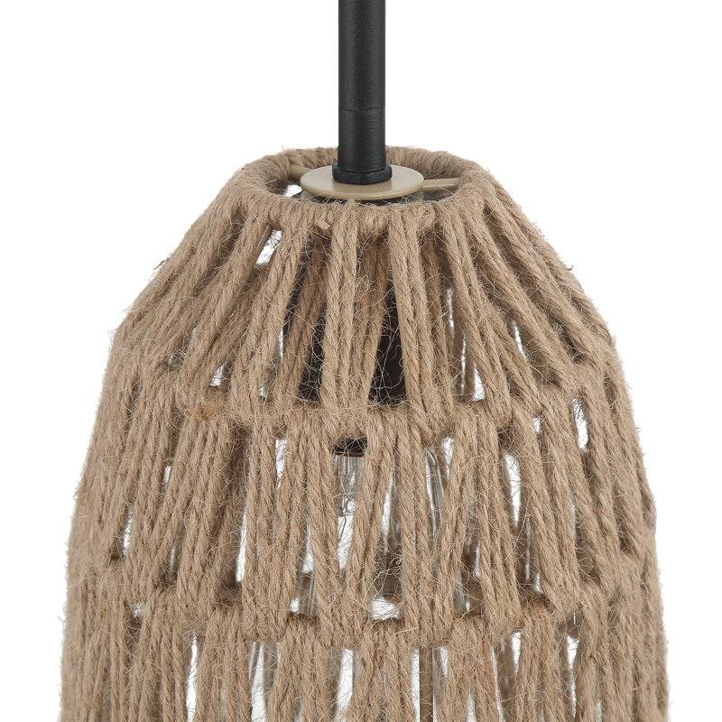 Acroma - 1 Light Rope Dimmable Single Dome Pendant