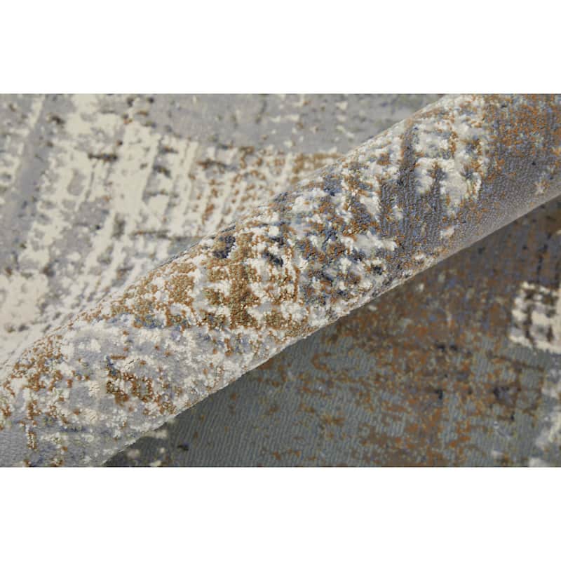 Grand Bazaar Takara Machine Made Abstract Modern Area Rug