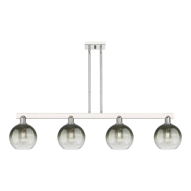 Innovations Lighting Urban Downtown - Brookhaven Globe - 4 Light 48" Stem Hung Island Light