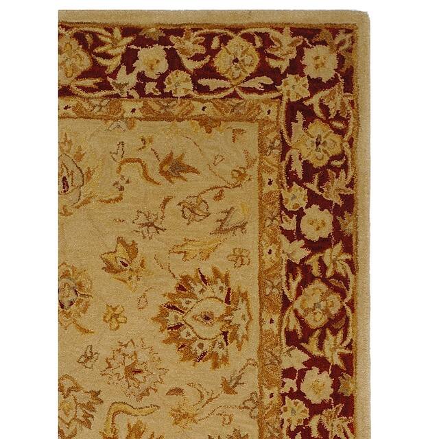 SAFAVIEH Anatolia Angeline Traditional Oriental Hand-spun Wool Rug