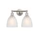 Option Brushed Satin Nickel / White