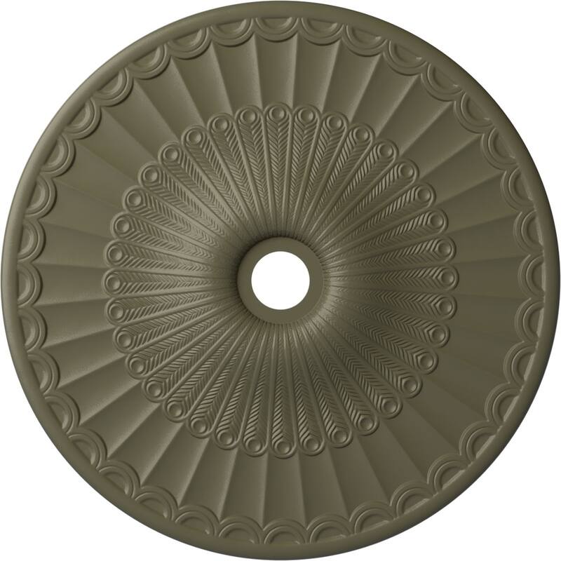 36 5/8"OD x 3 5/8"ID x 2 3/8"P Galveston Ceiling Medallion
