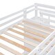 preview thumbnail 53 of 52, Twin Bunk Bed with Trundle & Storage Staircase, Grey