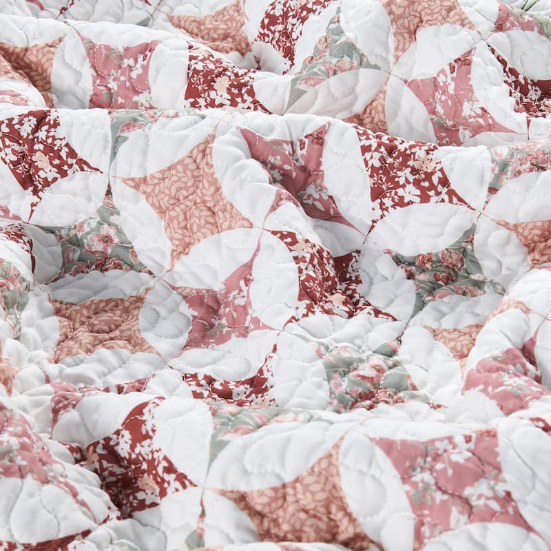 5 Piece Embroidered Daybed Cover Set with Bedskirt