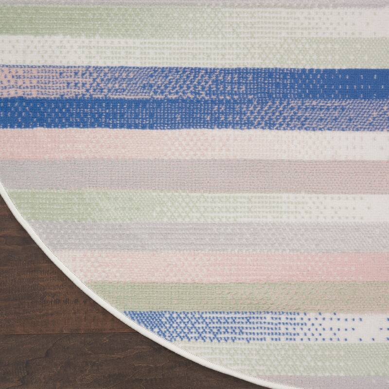 Nourison Whimsicle Modern Striped Abstract Area Rug