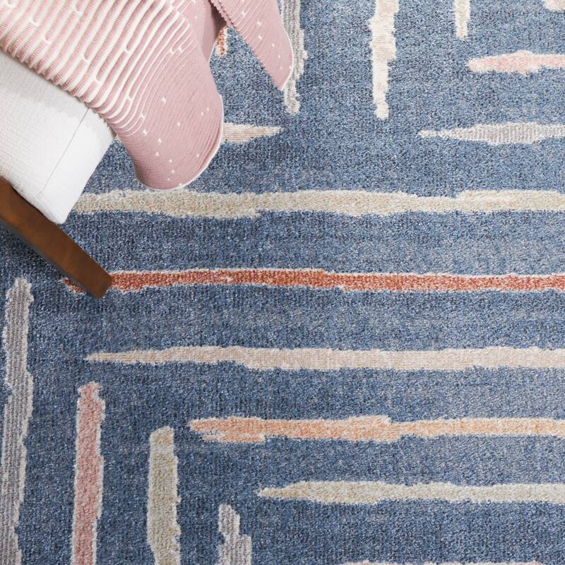 SAFAVIEH Blair Machine Washable Olimpiada Slip Resistant Rug