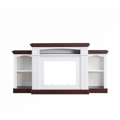 Farmhouse Fireplace TV Stand