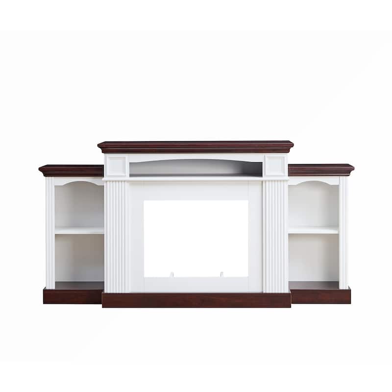 Fireplace TV Stand for 70-inch TV Electric Fireplace TV Stand