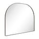 preview thumbnail 24 of 31, TEHOME Dezerae Large Arch Mirror for Mantel, 40'' W x 32'' H