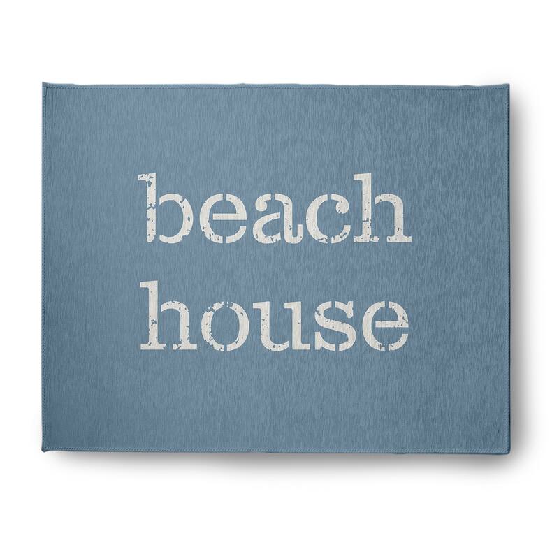Beach House Nautical Indoor/Outdoor Rug - Dusty Smoke - 8' x 10'