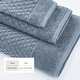 preview thumbnail 6 of 193, Linery & Co. Cotton Diamond Waffle Texture Bath Towels.