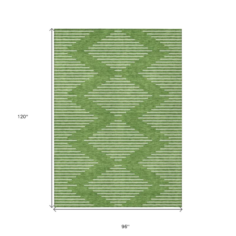 HomeRoots Geometric Transitional Rectangle Outdoor Rug
