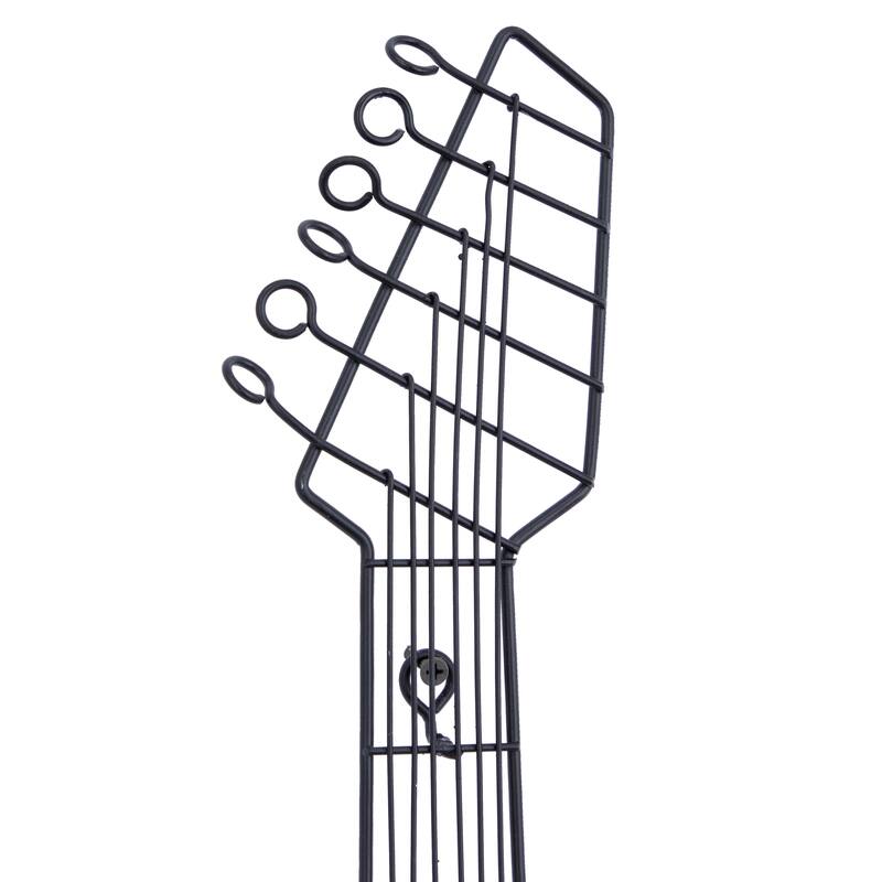 Brown Wooden Guitar Home Wall Decor