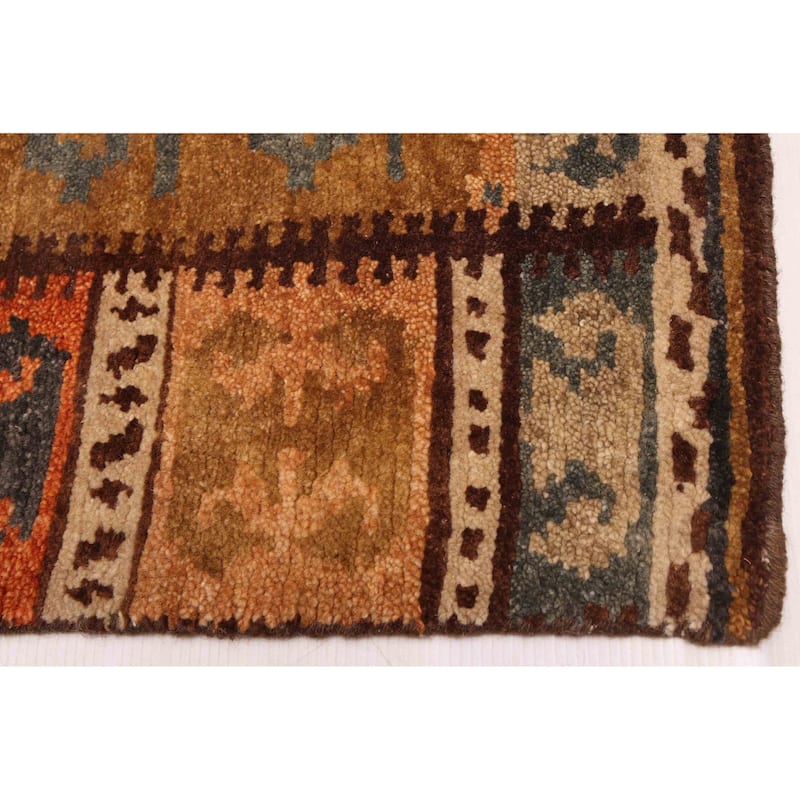 ECARPETGALLERY Hand-knotted Opulence Light Brown Wool Rug - 3'0 x 4'7
