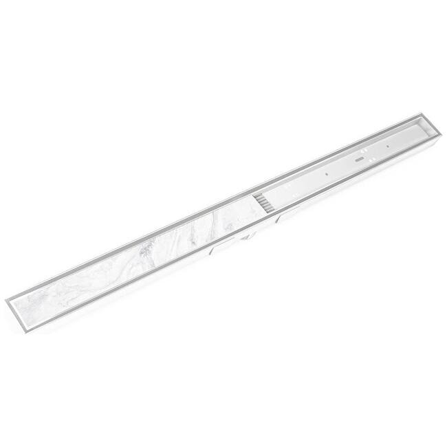 Infinity Drain S-LTIFAS 6572 72" Site Sizable Stainless Steel Linear - Matte White