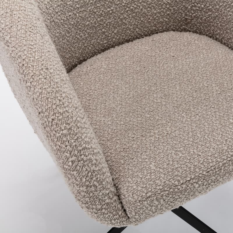 Sylvan Boucle Swivel Rolling Task Chair