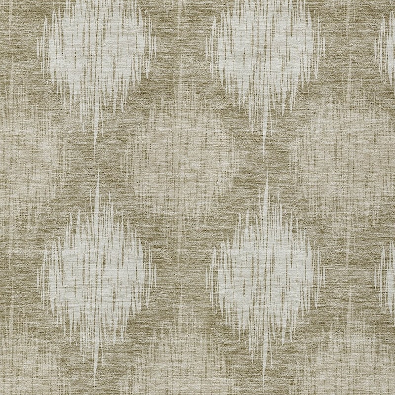 HomeRoots Ikat Transitional Rectangle Outdoor Rug
