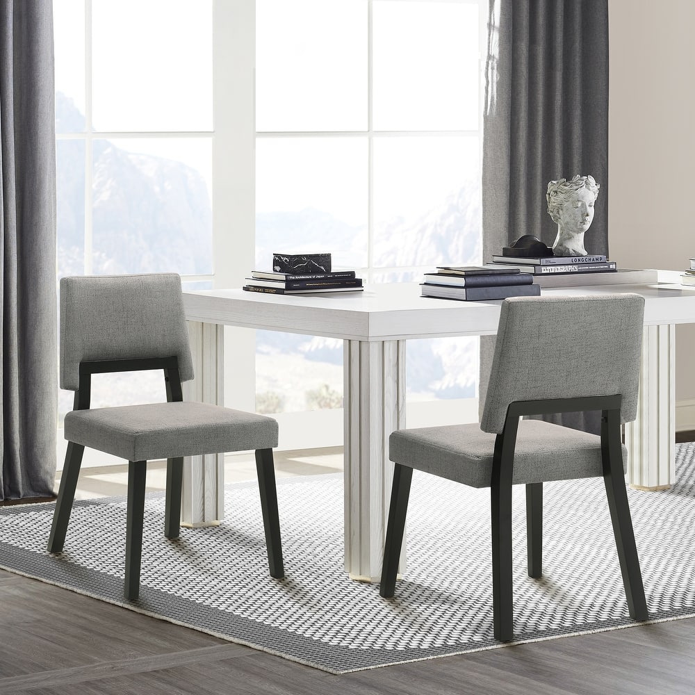 Set of 2/4/6 - Channell Mid-Century Upholstered Wood Dining Chairs