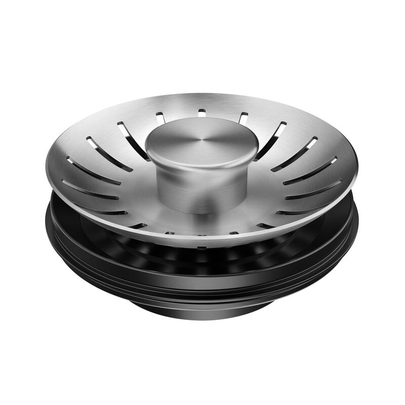 KRAUS Universal Kitchen Sink Strainer/ Stopper for Garbage Disposals - 3 1/8" x 2 1/8"