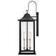 preview thumbnail 2 of 3, Lark 81595 Nolan 3 Light 26" Tall Outdoor Wall Sconce with Clear Glass