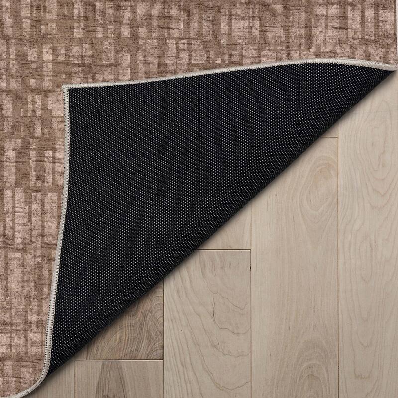 Well Woven Abstract Nightscape Geometric Flat-Weave Area Rug