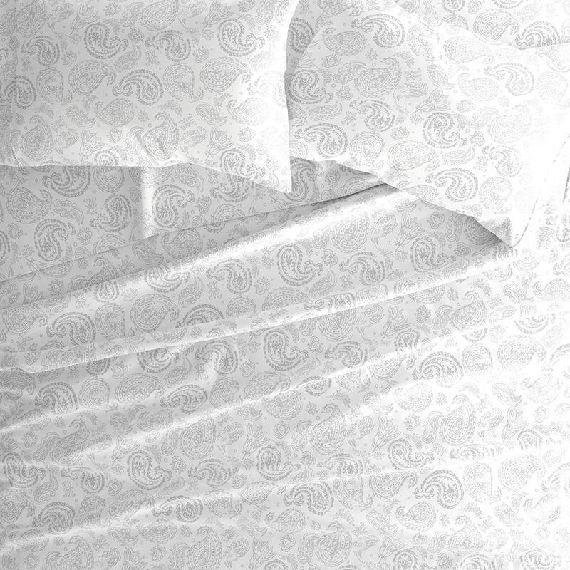 Becky Cameron Double Brushed Printed 4pc Deep Pocket Bedsheet Sets