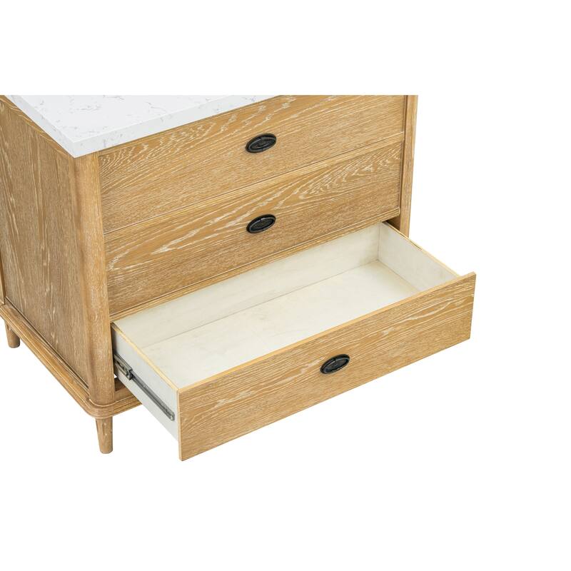 37'' Ferndale Bathroom Vanity with Engineered Stone Top